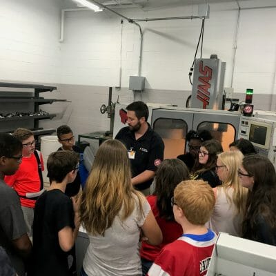 CMS Students Tour PCTC Precision Machining